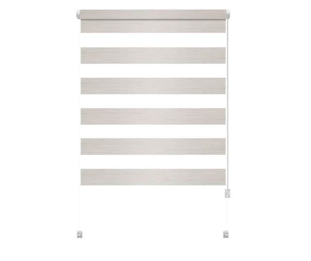 Gardinia mini roló, zebra z-760 silk, bézs színben, 57.0x140 cm