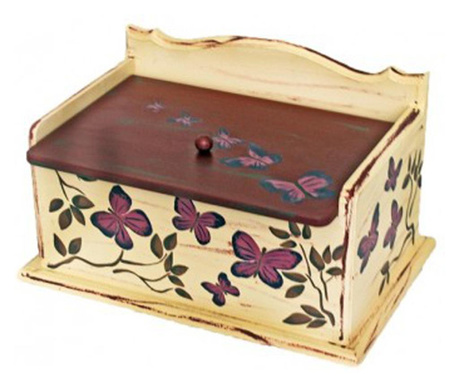 Cutie cu capac din lemn pentru depozitare