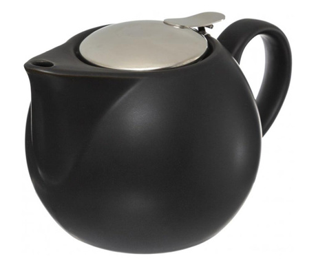 Ceainic Niort cu infusor, ceramica, negru, 750 ml