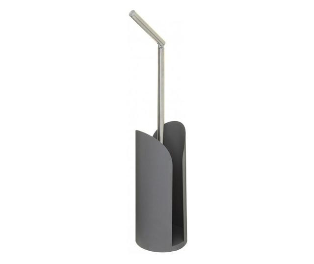 Поставка за тоалетна хартия Gray Mi, стомана, Д. 15 x Ш. 15 x В. 59 см