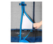 Trambulina pentru copii cu plasa de protectie, fabricata din otel ce suporta pana la 150 de kilograme, diametru 183 cm