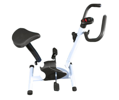 Bicicleta stationara pentru cardio fitness, cu display, greutate maxima suportata 120 kg, buz  NU