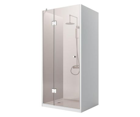 Usa dus cu panou fix bronze 200x95