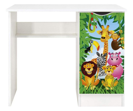 Psací stůl s úložným prostorem ROMA Jungle animals 239B