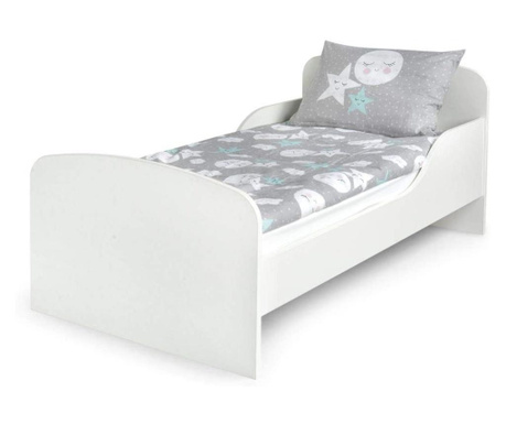 Легло за деца с матрак White 140x70 102/170000
