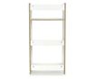 Шкаф за книги с 3 рафтa Plain White 037
