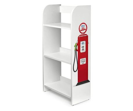 Regal za knjige s 3 police Petrol station 037D