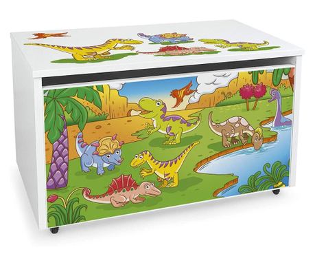 dino Játék láda kerekeken 243D