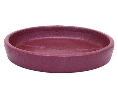 Farfurie ghiveci ceramic, Sottovaso Rotondo 34 cm ruby