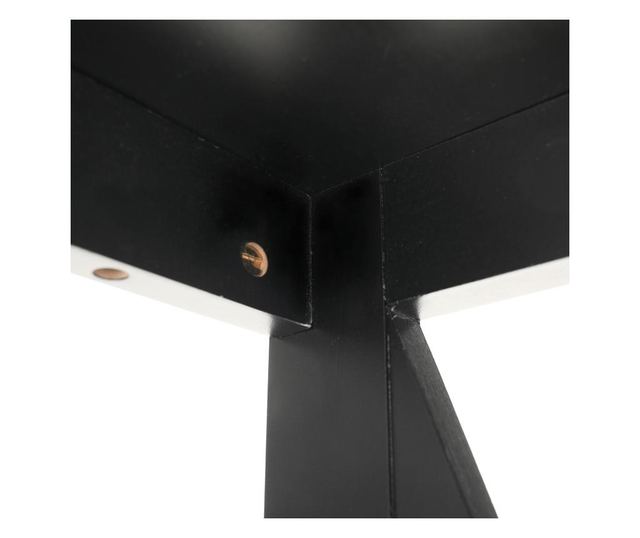 Konzoly, z čierneho mdf, apolos, 120x30x80 ccm