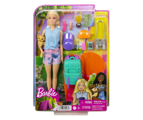 Barbie camping barbie malibu cu accesorii