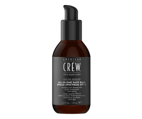 Balsam aftershave American Crew All-In-One Spf 15 (Concentratie: After Shave Balsam, Gramaj: 170 ml)