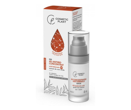 4D Ser antirid concentrat, 30 ml, Face Care Cosmetic Plant (Concentratie: Serum, Gramaj: 30 ml)