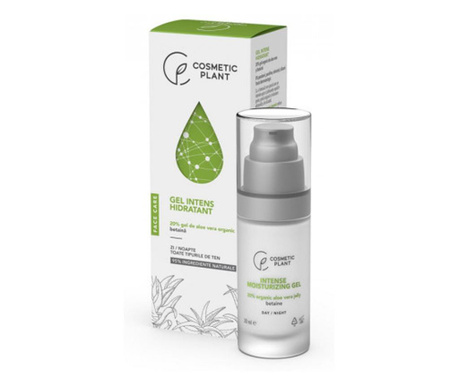 Gel intens hidratant, 30 ml, Face Care Cosmetic Plant (Concentratie: Gel, Gramaj: 30 ml)