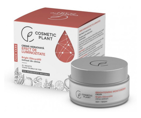 CremD hidratantD cu efect de luminozitate, 50 ml, Face Care Cosmetic Plant (Concentratie: Crema, Gramaj: 50 ml)