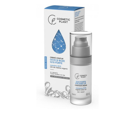 CremD contur ochi Hi buze Q10 Forte, 30 ml, Face Care Cosmetic Plant (Concentratie: Crema, Gramaj: 30 ml)