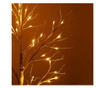 Pom decorativ cu lumini, alb cald, 72 LED, IP44, 220-240V, 150 cm