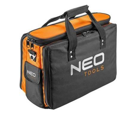 Чанта за инструменти, с дръжки и презрамка за носене, 19 джоба, 44x20x33 см, NEO