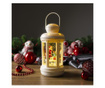 Karácsonyi dekoráció, Mikulás lámpa, LED, 3xAAA, 10x10x20 cm