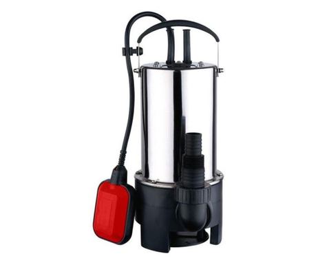Потопяема дренажна помпа, неръждаема стомана, 1000 W, 15000 l/h