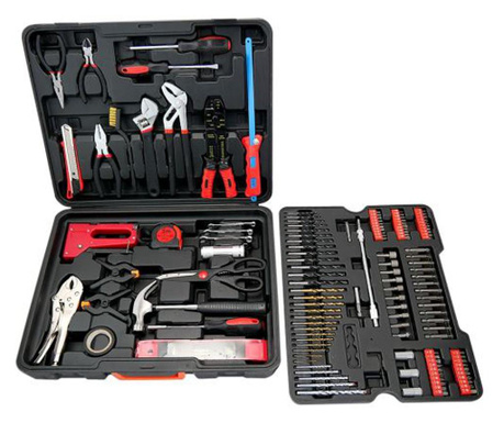Кутия с инструменти, домакинска, комплект от 141 части, Strend Pro