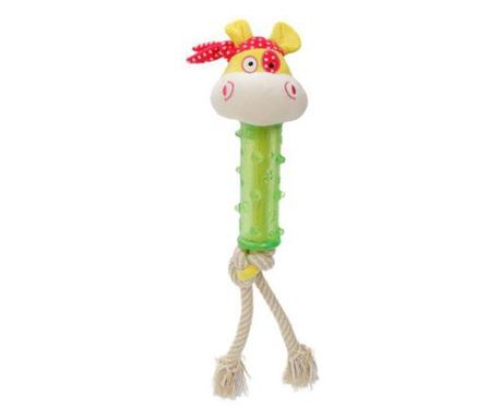 Играчка за куче/котка, плюс и гума, модел жираф, 41х23 см