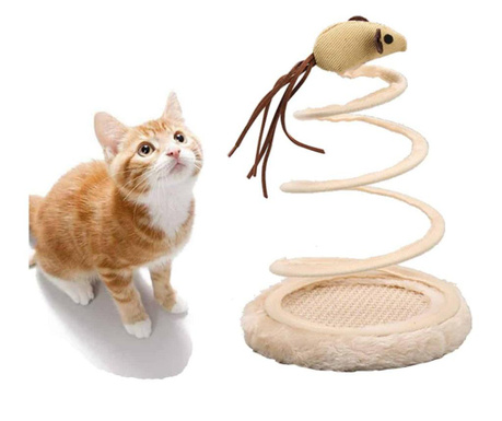 Jucarie interactiva pentru pisici, model Mouse, 15 x 23cm