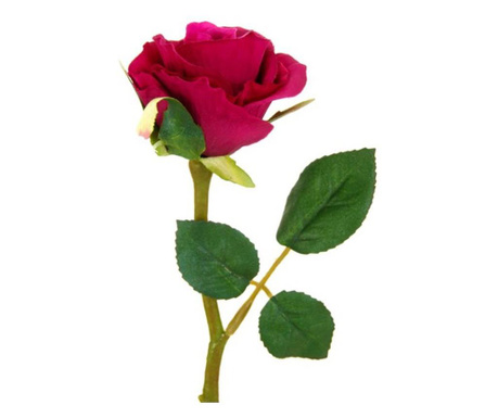 Trandafir rosu artificial valentine day, inaltime 30 cm, tema ziua indragostitilor