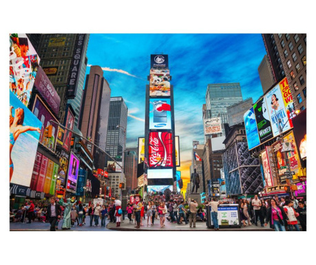 Media "times square, new york city" vászon kép, 90x60 cm