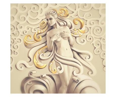 Media vászon kép, chip femeie 3 márvány istennő, 60x60 cm