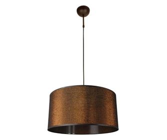 Lustră suspendată Riviera cu patină, abajur Monte Carlo Med, 1xE27 40x40x80 cm