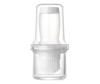 Sticluta pentru ulei cu pensula din silicon OilBrush, usor de utilizat, 80 ml, 12.7 cm x 6.6 cm, alb, Doty