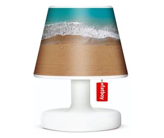 Abajur decorativ pentru lampa, Fatboy, model lonely beach, 49 x 13.5 cm, multicolor-100209