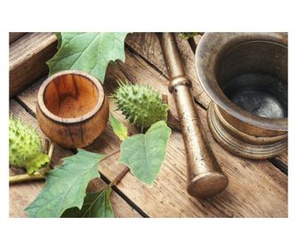 Media nyomtatott tapéta, mozsár csendélet, 270 x 200 cm