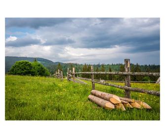 Натура156 стикер тапет Тапет и гора, 220 х 135 см