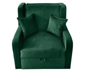 Fotoliu extensibil multishop, kr 19 verde, 96x108x92 cm