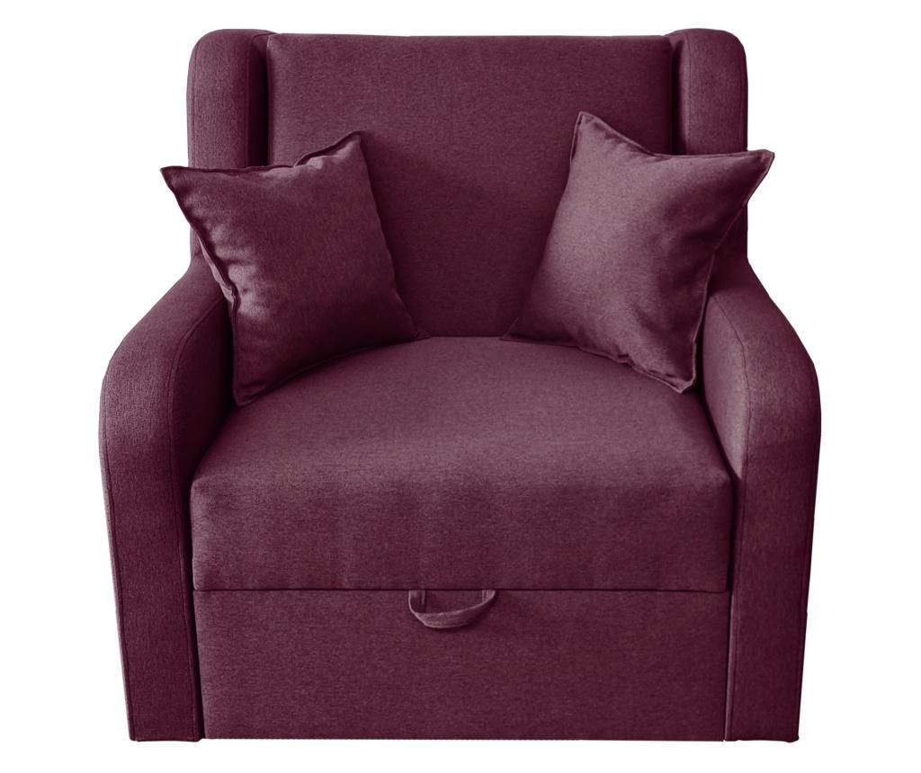 Multishop Extendable Armchair, ba 24 burgundy, 96x108x92 cm