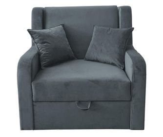 Fotoliu extensibil multishop, so 265 gri, 96x108x92 cm