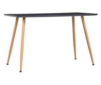 Τραπέζι Κουζίνας, Γκρι και Δρυς, 120 x 60 x 74 εκ., MDF