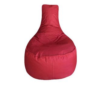 Fotoliu tip para, material textil, umplut cu perle polistiren, Rosu, 55X50X75 cm, MCT-F03