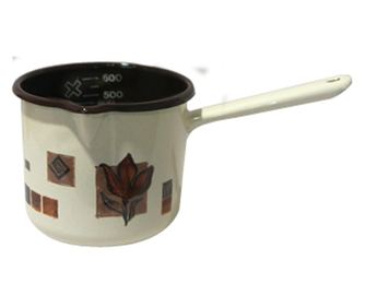 RAKI rustica ibric emailat gradat 12cm 1000ml