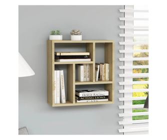 Sonoma tlgy falipolcok, 45,1x16x45,1 cm, laminlt