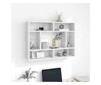 Fehr fali polc, 75x16x55 cm, laminlt fa