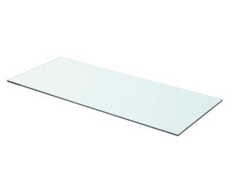 Raft din sticlă transparentă, 70 x 30 cm