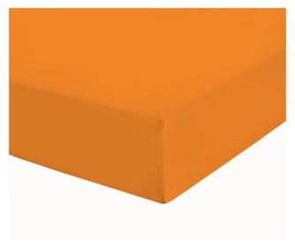 Cearceaf cu elastic, decona, jersey, cm,portocaliu  180x200