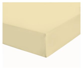 Cearceaf cu elastic, decona, jersey, cm,ecru  140x200