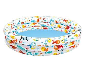 Piscina gonflabila pentru copii, de curte si gradina, diametru 1.3 m, Topi Toy