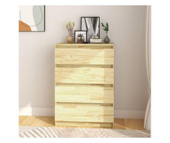 Dulap lateral, 60x36x84 cm, lemn masiv de pin
