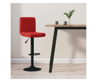 Bar stol, vino rdeča, žamet