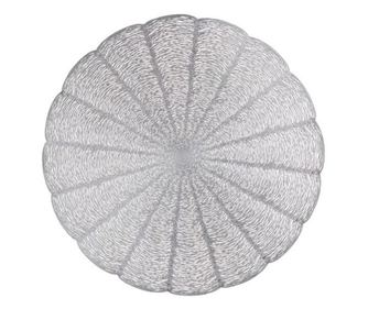 Suport farfurie rotund 38cm, argintiu, AMBITION Glamour